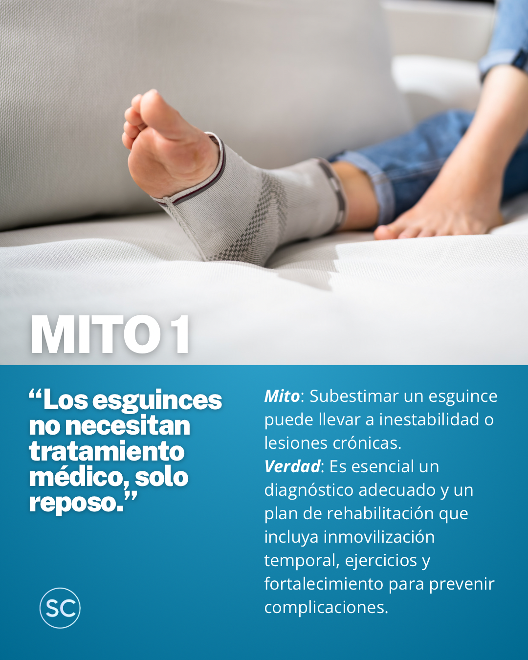 Mito 1: Esguinces